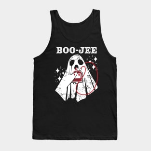 Cute Boujee Spooky Boo-Jee Halloween Costume Tank Top
